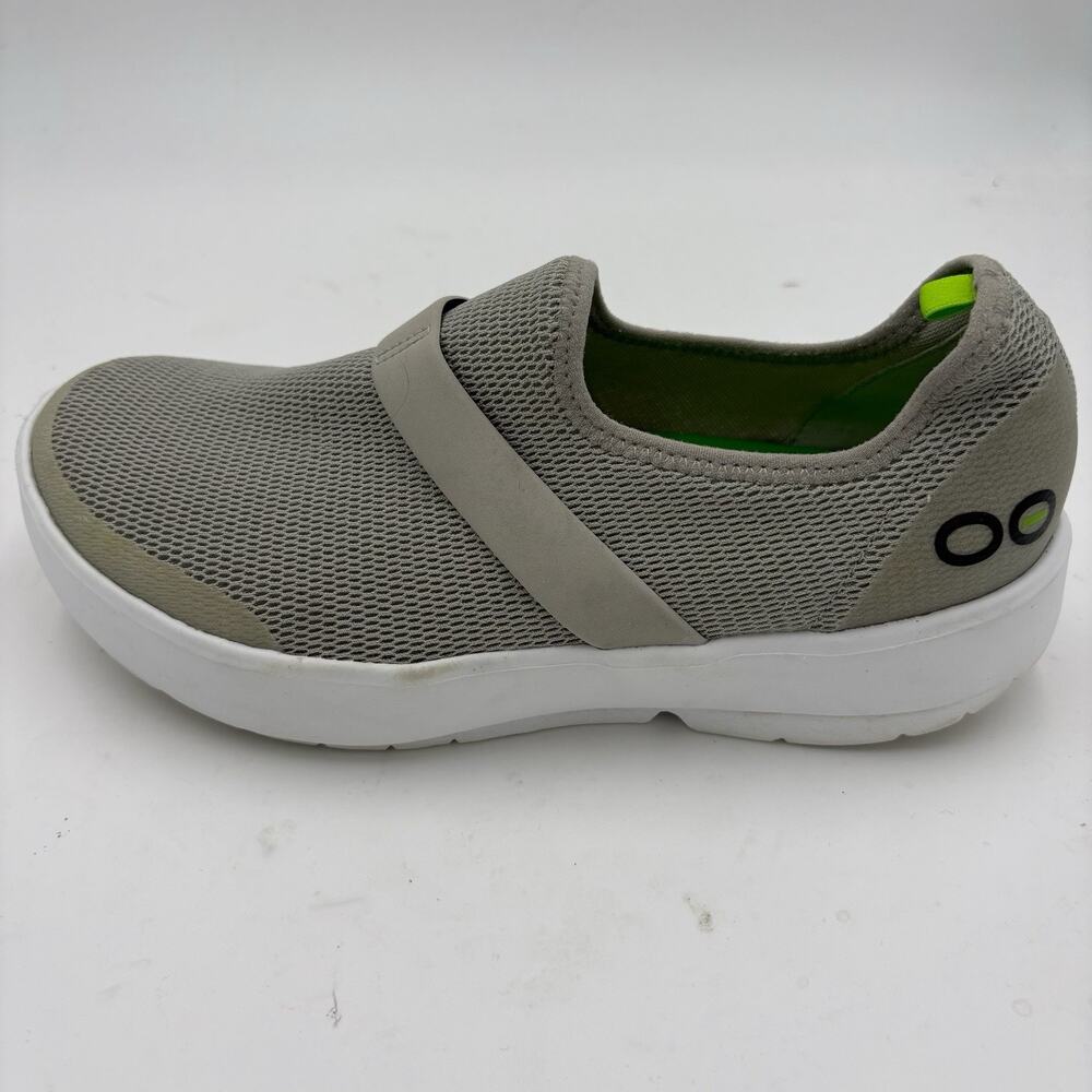 Oofos OOmg Sport Eezee Women’s Size 7 Gray Athletic Running Slip On Shoes